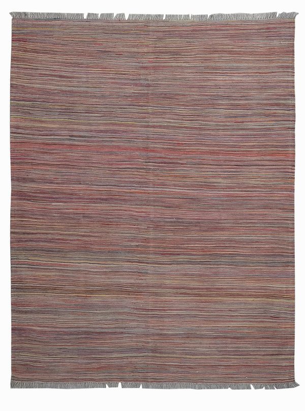 Sheep Wool Hand woven Afghan modern kilim stripe Carpet Kilim Rug 6'5x4'9