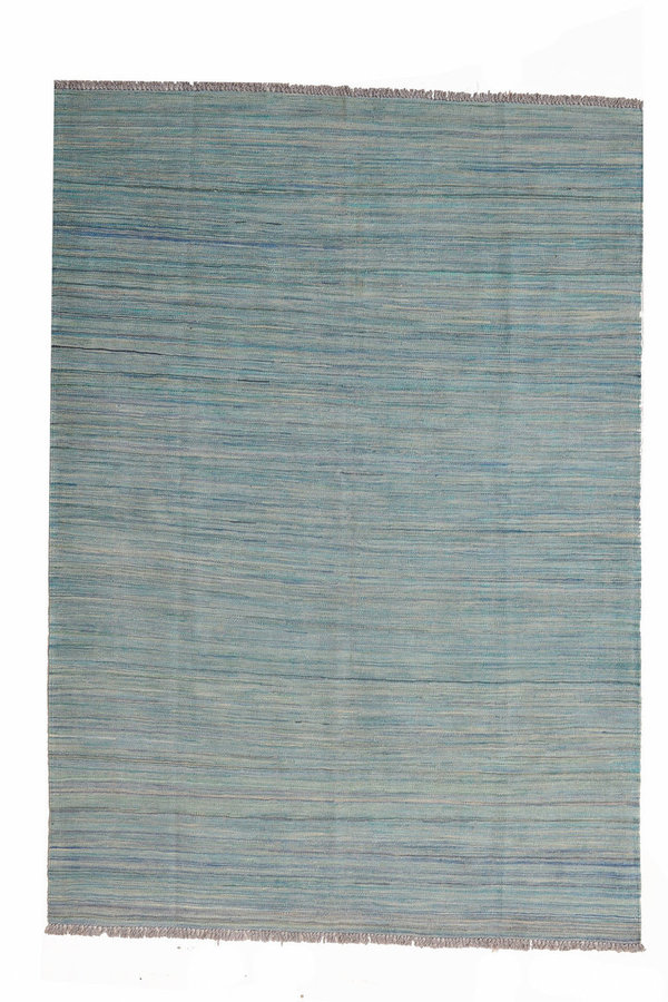 moderen stripe Wool Hand woven 247x175 cm Afghan kilim Carpet Rug 8'1x5'7