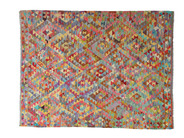 exclusive kilim  Sheep Wool Hand woven 228x175 cm Afghan Carpet Rug 7'4x5'7