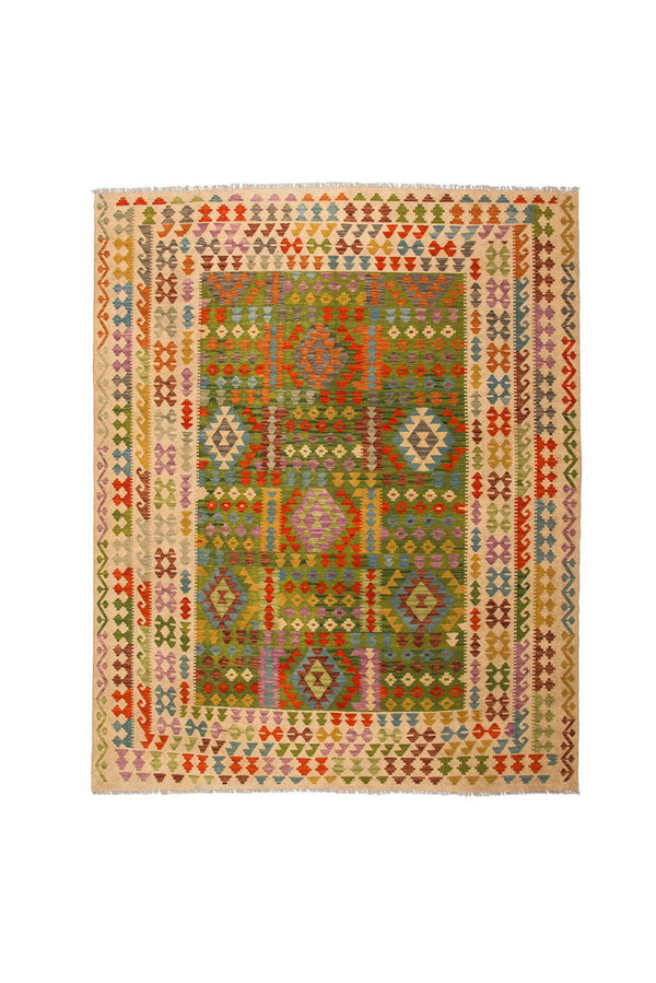 exclusive Sheep Wool Hand woven 296x245 cm Afghan kilim Carpet Rug 9'7x8'0