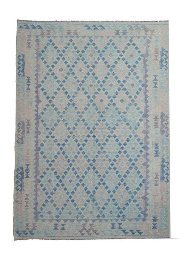 9'64x6'75 Handwoven 296X206 cm Afghan Wool Kilim Carpet Area rugs kelim