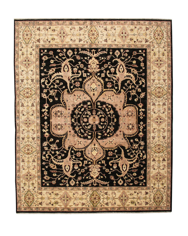 Oushak Hand knotted 10'2x8' ziegler rug  farahan Wool Rug 313x245 cm