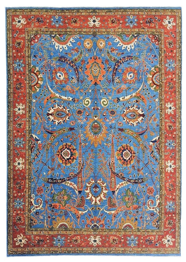 (13'7 x 10') feet super fine oriental kazak rug 419x307 cm