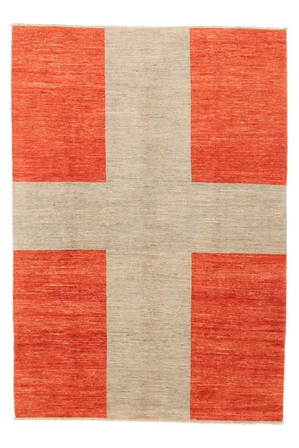 Hand knotted 8'2x5'7 Modern  Art  Wool Rug 252x174 cm  Abstract Carpet