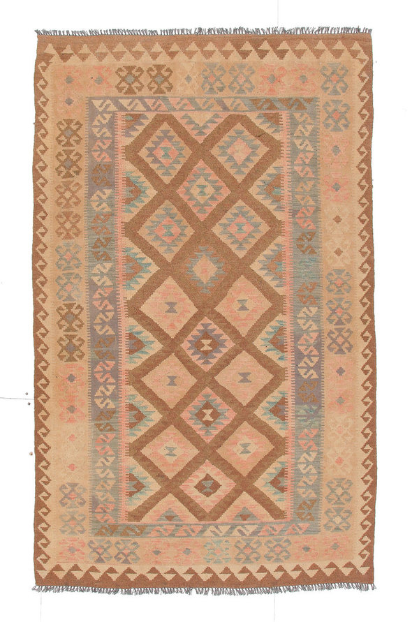 8'03x4'85 Sheep Wool Handwoven Natural Gray color Afghan kilim Area Rug Carpet