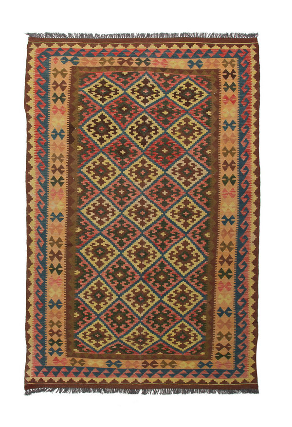 8'30x5'67 exclusive Sheep Wool Handwoven Multicolor Afghan kilim Area Rug Carpet