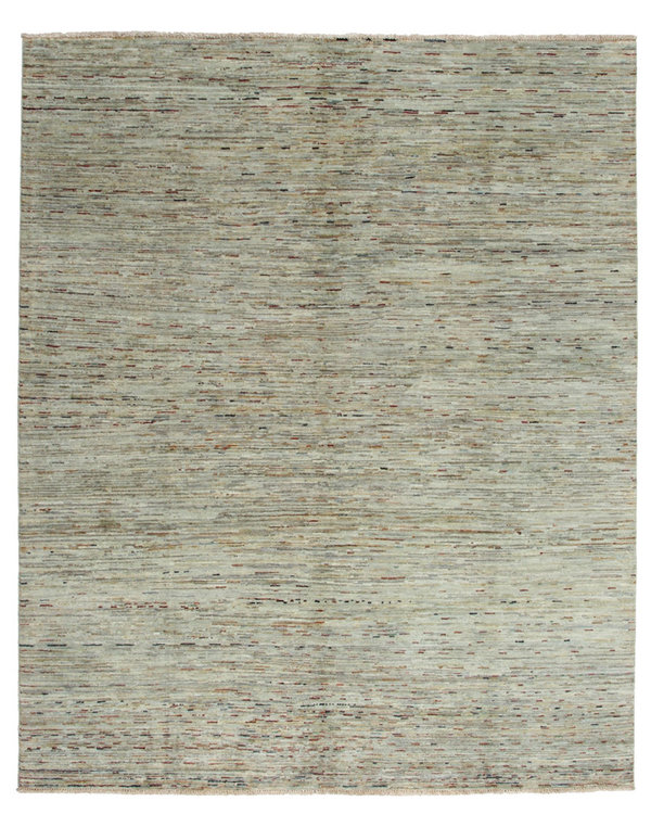 Hand knotted 8'2x6'6 ft Modern Art Sheep Wool Rug 252x204 cm Area rug Carpet
