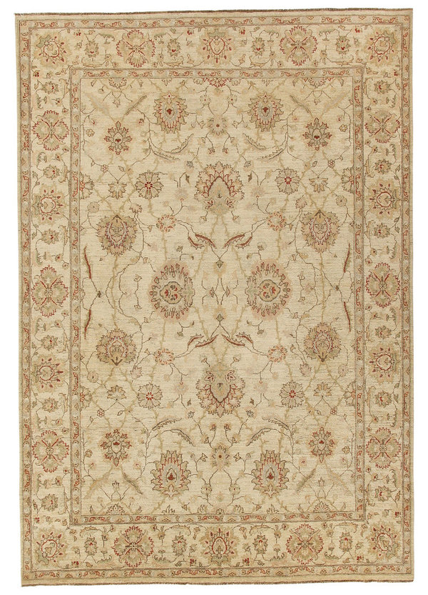 Oushak Hand knotted 9'8x7'9 ziegler rug  farahan Wool Rug 300x243 cm