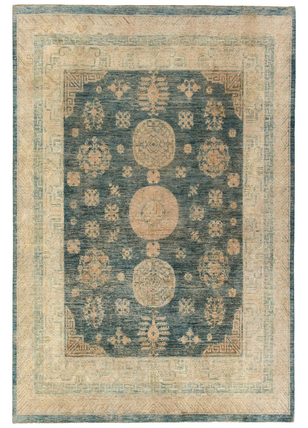 Oushak Hand knotted 9'8x7'8 ft ziegler rug  farahan Wool Rug Carpet 301x240 cm